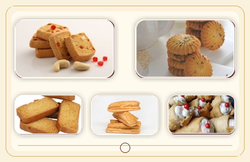 Bakery products including cookies, toast, khari and cream roll from Vijayrath menu